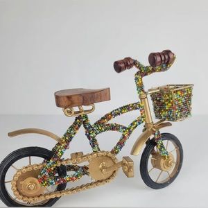 Beaded Bicycle Home Decor